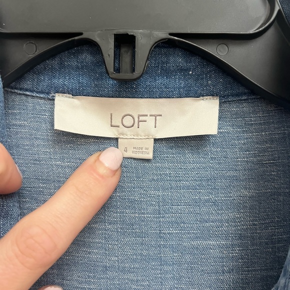 Loft Denim Jumpsuit - Picture 10 of 11